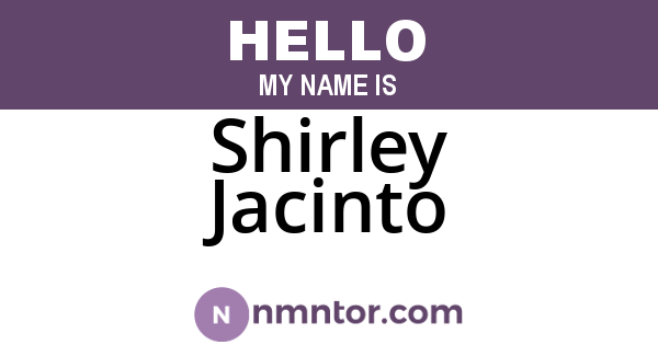 Shirley Jacinto