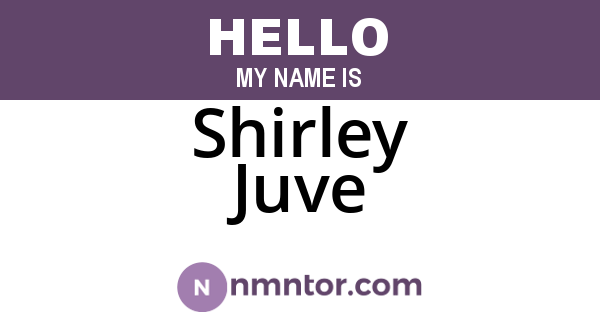Shirley Juve