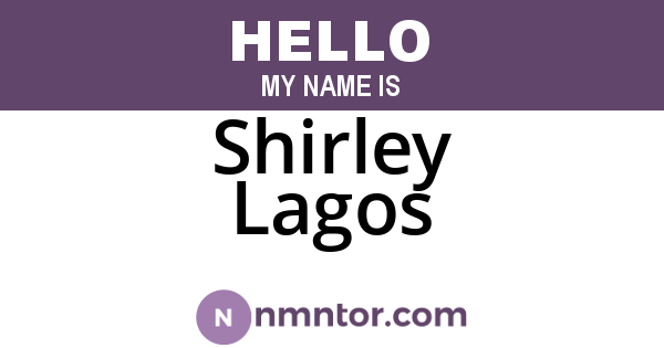 Shirley Lagos