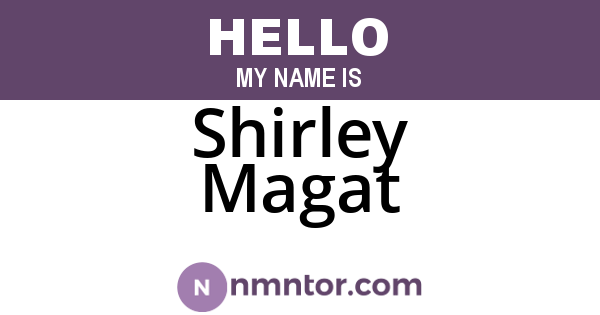 Shirley Magat