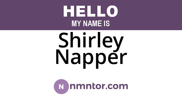 Shirley Napper