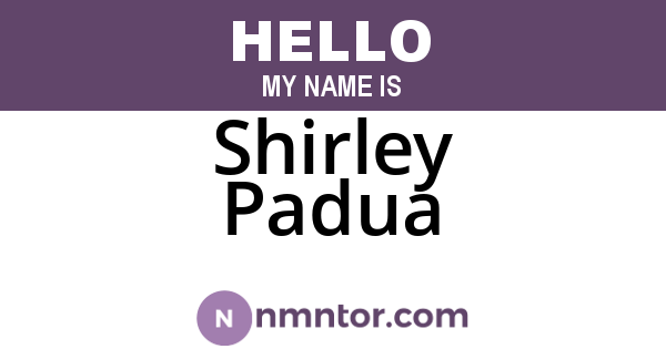 Shirley Padua