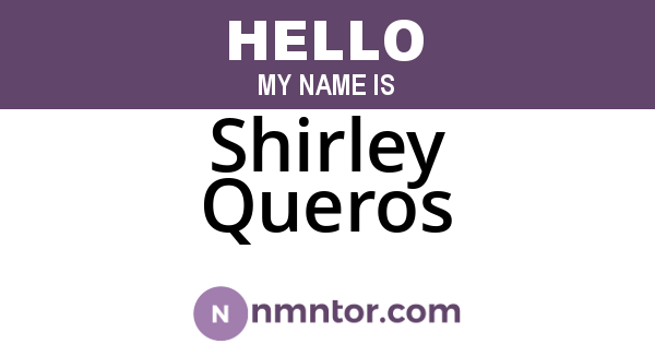 Shirley Queros