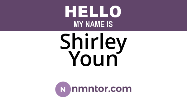 Shirley Youn