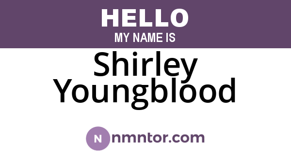 Shirley Youngblood