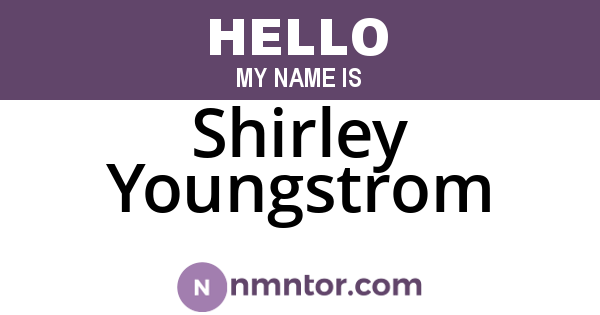 Shirley Youngstrom