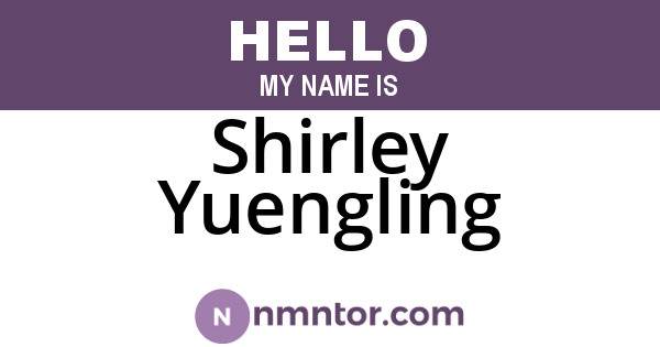 Shirley Yuengling