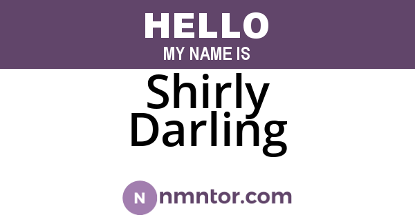 Shirly Darling