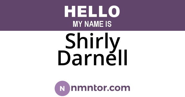 Shirly Darnell