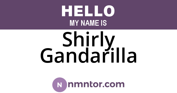 Shirly Gandarilla
