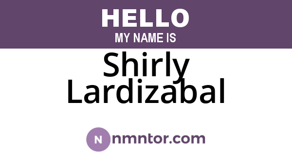 Shirly Lardizabal