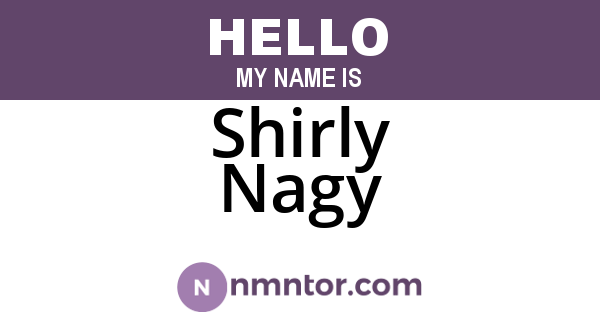 Shirly Nagy