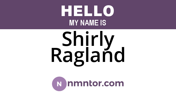 Shirly Ragland