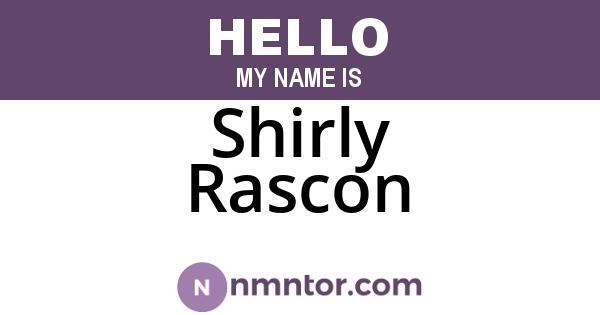 Shirly Rascon