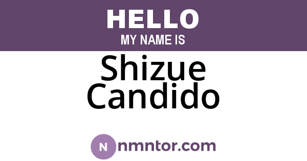 Shizue Candido