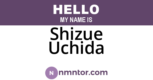 Shizue Uchida