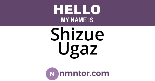 Shizue Ugaz