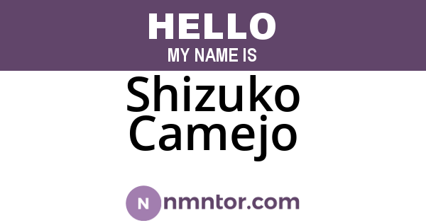 Shizuko Camejo
