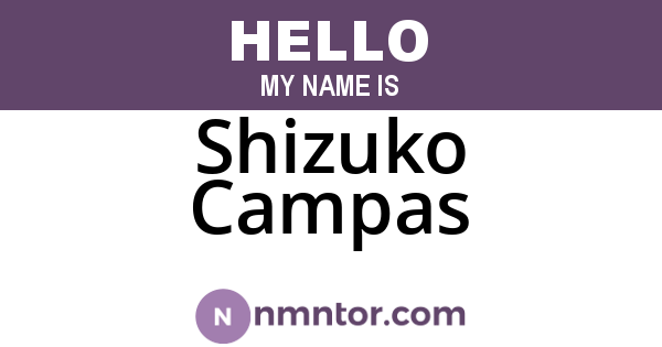 Shizuko Campas