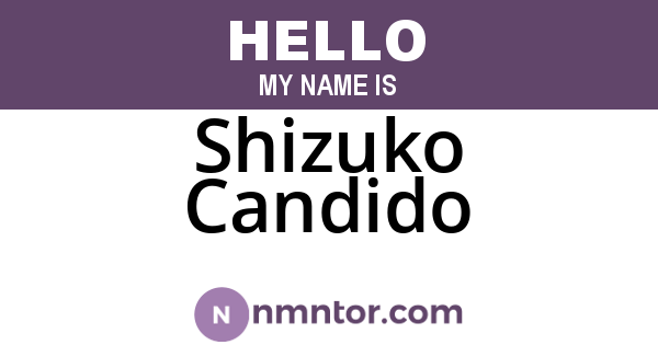 Shizuko Candido