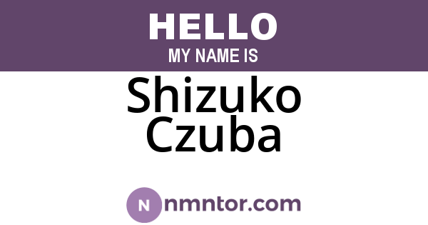 Shizuko Czuba