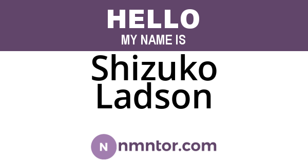 Shizuko Ladson