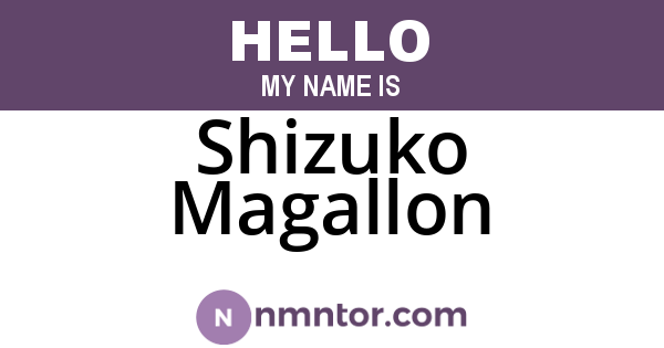 Shizuko Magallon