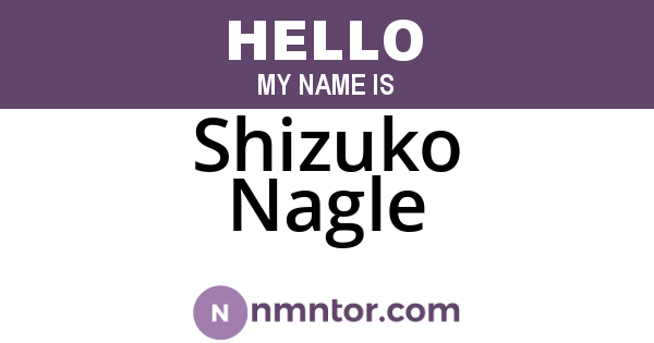 Shizuko Nagle
