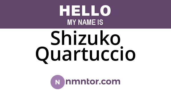 Shizuko Quartuccio