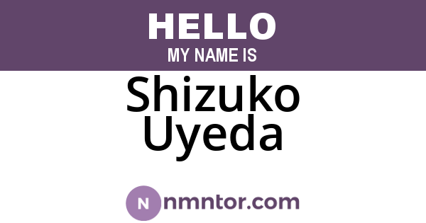 Shizuko Uyeda