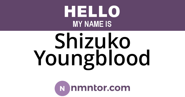 Shizuko Youngblood