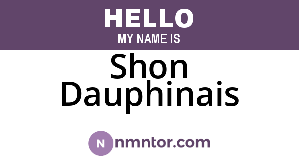 Shon Dauphinais