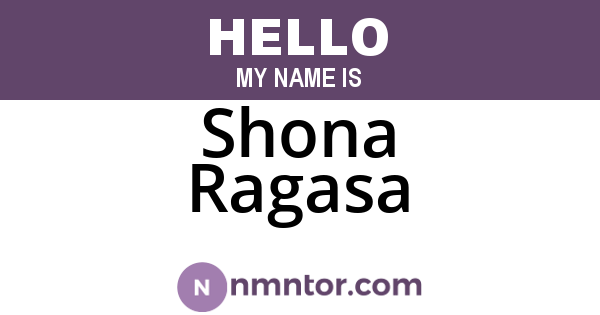 Shona Ragasa
