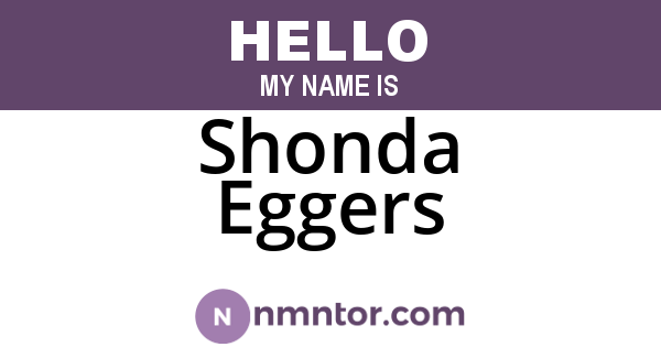 Shonda Eggers