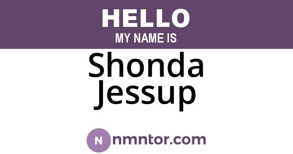 Shonda Jessup