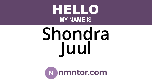 Shondra Juul