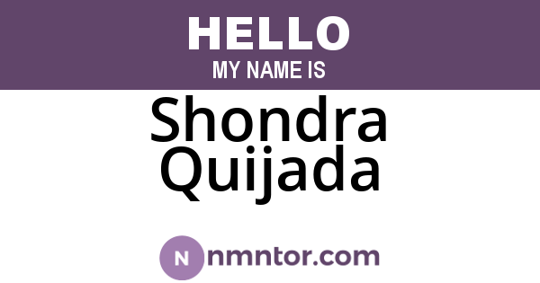 Shondra Quijada