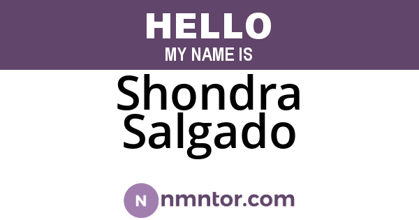 Shondra Salgado