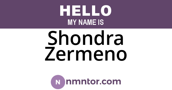 Shondra Zermeno