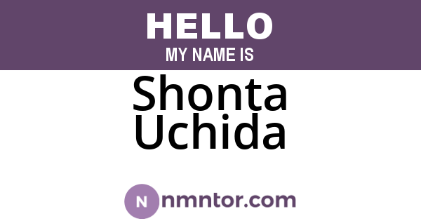 Shonta Uchida