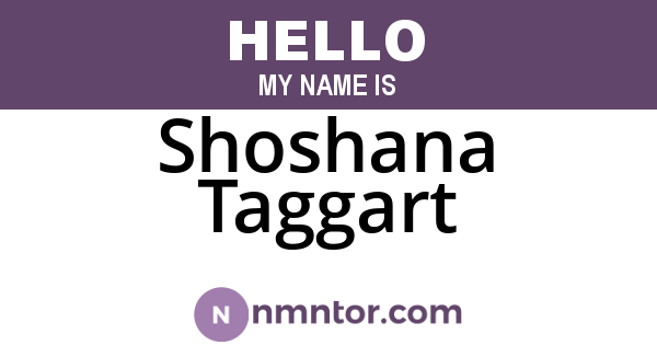 Shoshana Taggart