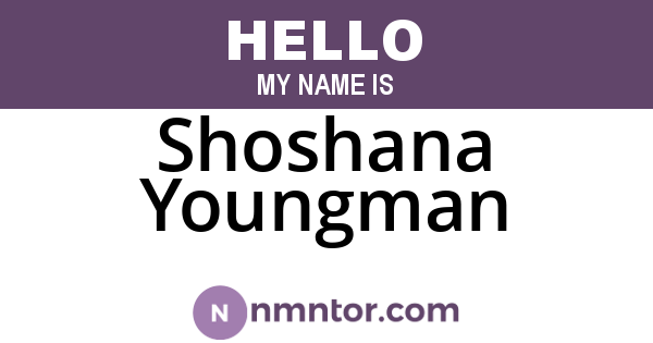 Shoshana Youngman