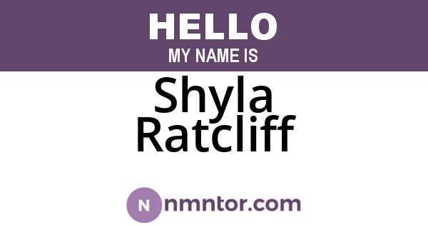 Shyla Ratcliff