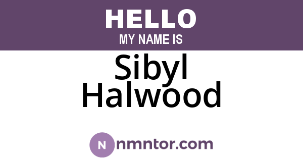 Sibyl Halwood