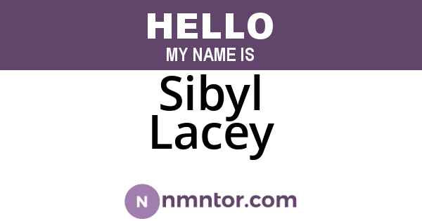 Sibyl Lacey
