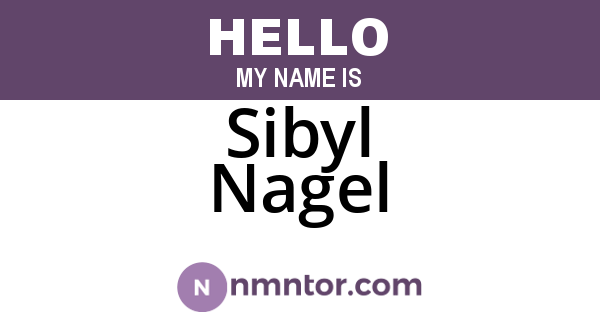 Sibyl Nagel