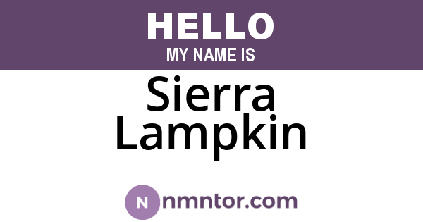 Sierra Lampkin