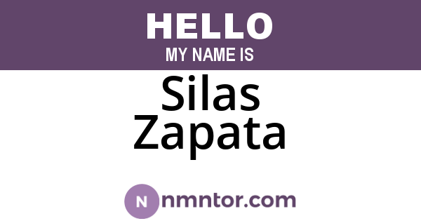 Silas Zapata