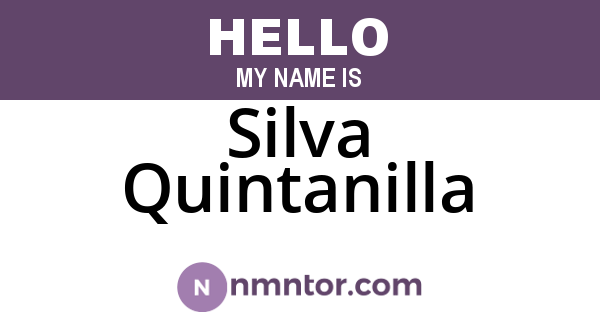 Silva Quintanilla
