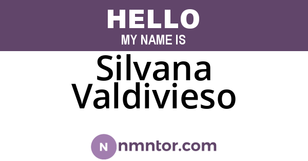 Silvana Valdivieso